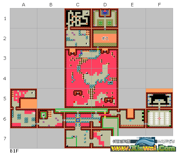 塞尔达传说大地之章地下迷宫地图