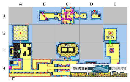 塞尔达传说大地之章地下迷宫地图