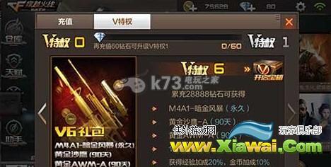 穿越火线枪战王者VIP价格表一览