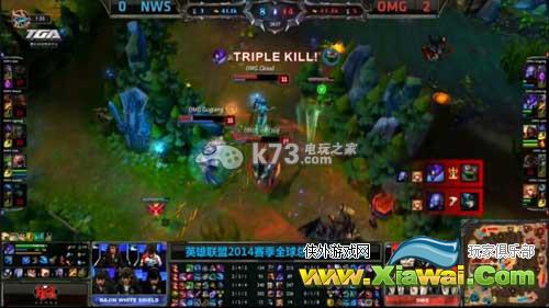 LOL英雄联盟S4釜山站OMG VS NJWS OMG晋级半决赛