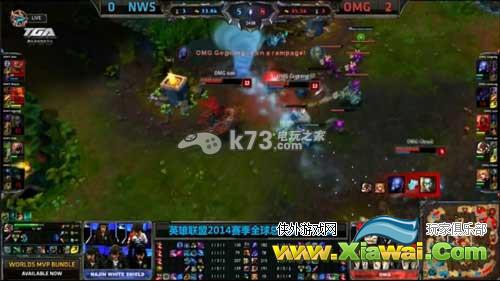 LOL英雄联盟S4釜山站OMG VS NJWS OMG晋级半决赛