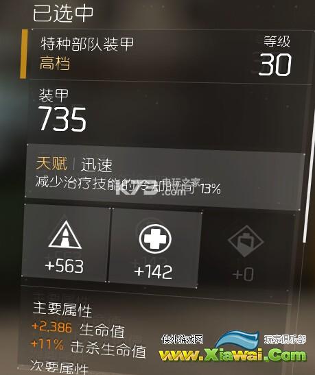 全境封锁均衡流暗区装备选择及推荐