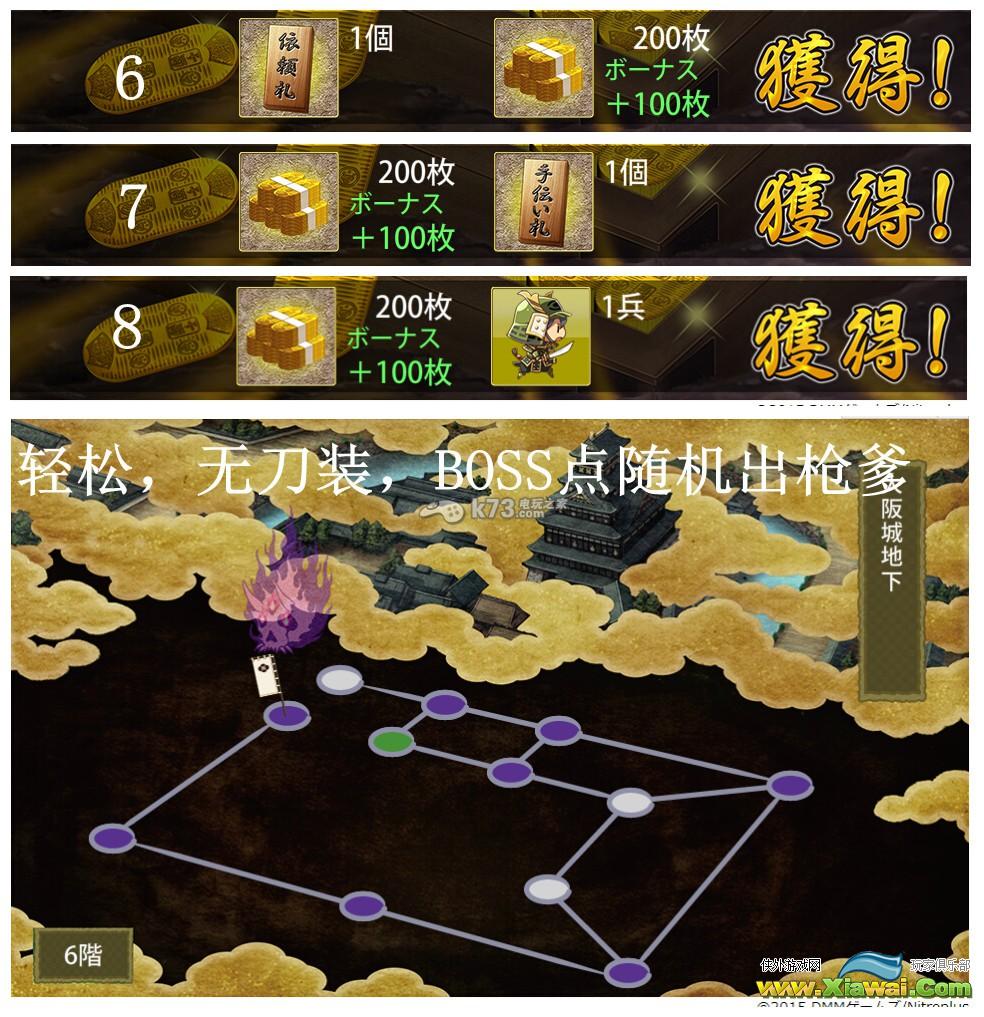刀剑乱舞20层地下城刷博多资源心得
