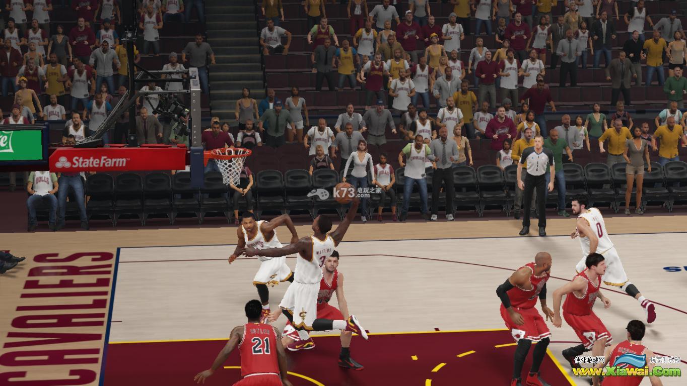 NBA2K15底角面框突破暴扣心得