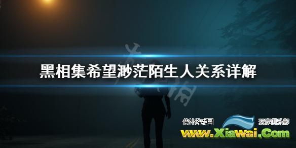 《黑相集希望渺茫》陌生人关系有什么用 陌生人关系详解