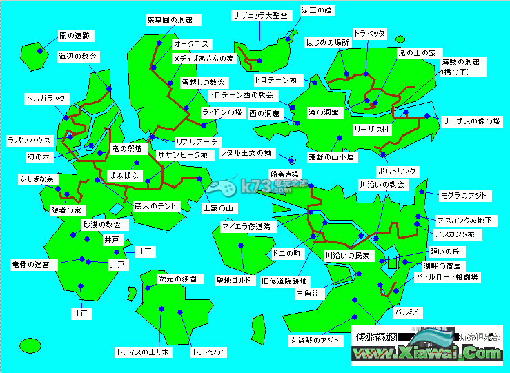 勇者斗恶龙8全迷宫地图【出现怪物·迷宫道具】