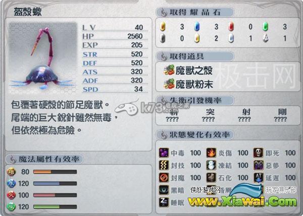 闪之轨迹2全怪物资料图鉴