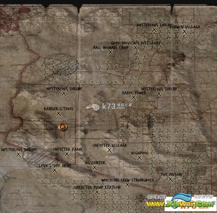 废土2第一章神秘之地及藏宝地图文详解