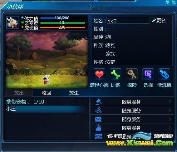 圣斗士星矢online宠物小伙伴心得