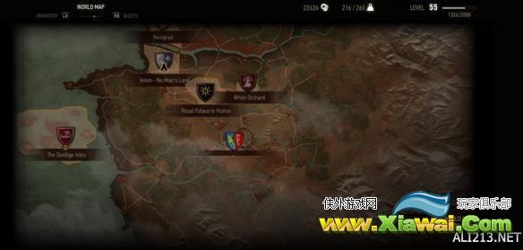《巫师3：狂猎》DLC血与酒陶森特公国地图一览