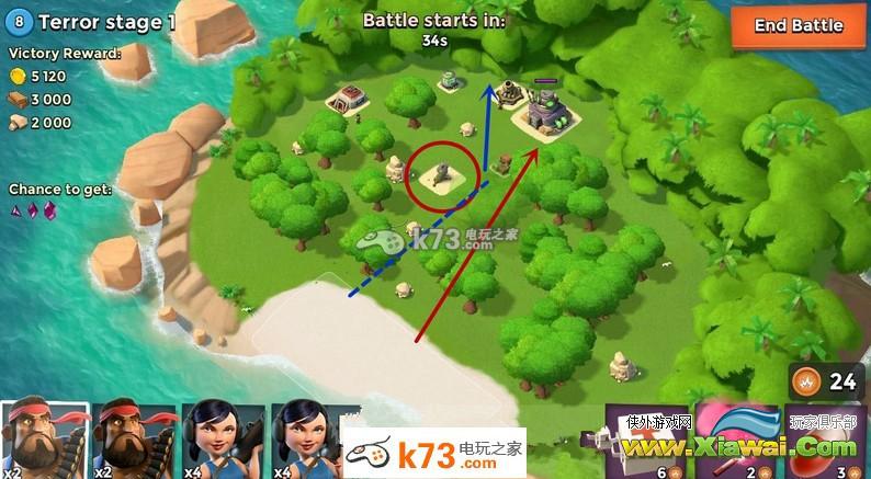 海岛奇兵7.2恐怖博士1-7阶常规打法推荐