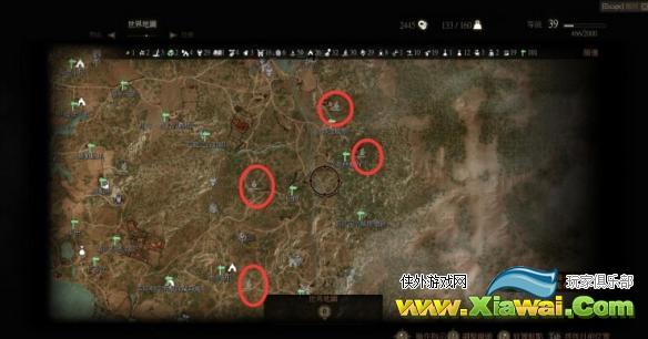 《巫师3：狂猎》除刺奖杯获得注意事项及8个营地位置一览