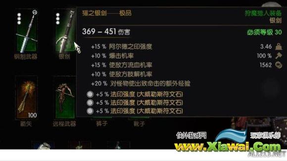 《巫师3：狂猎》极品猫学派套装属性解析攻略