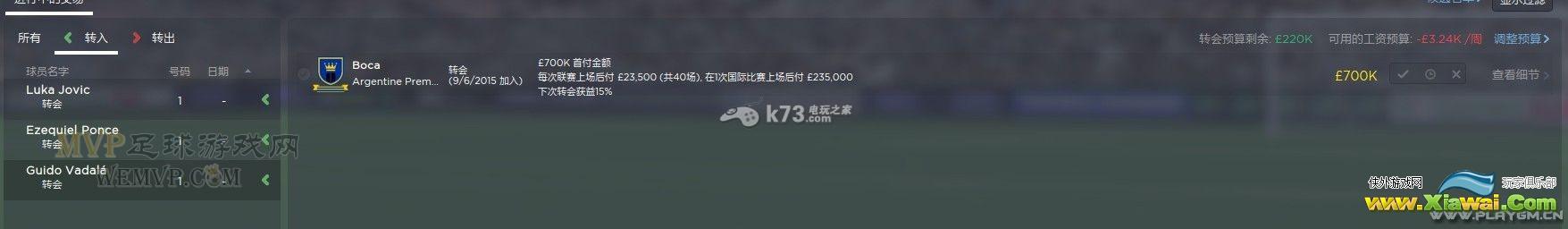 足球经理2015巴西开档小牛推荐