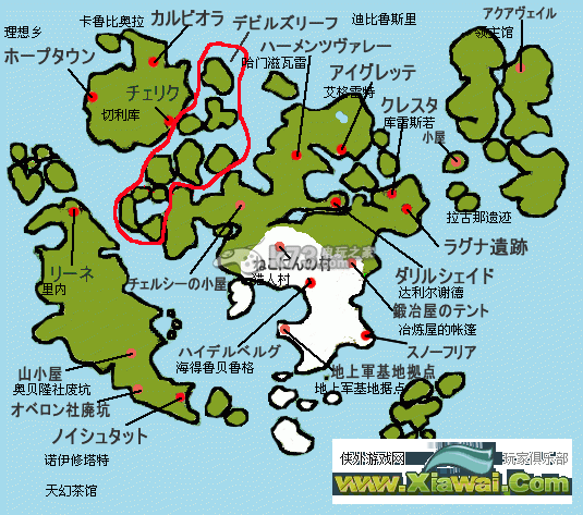 宿命传说2全地图一览