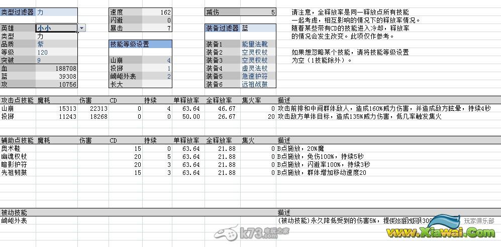 《全民英雄》新版2.7.1全民英雄伤害计算详解