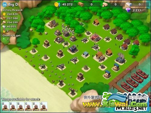史诗一战 Boom Beach29土著进攻20本