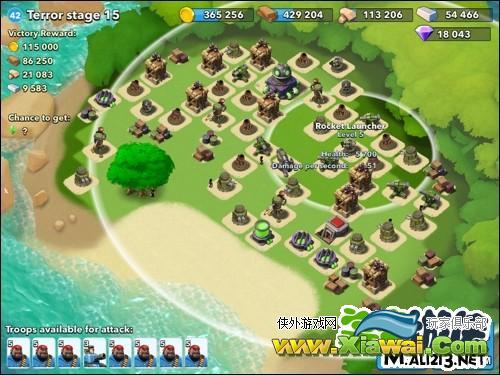 Boom Beach博士岛通关 15级到20级图