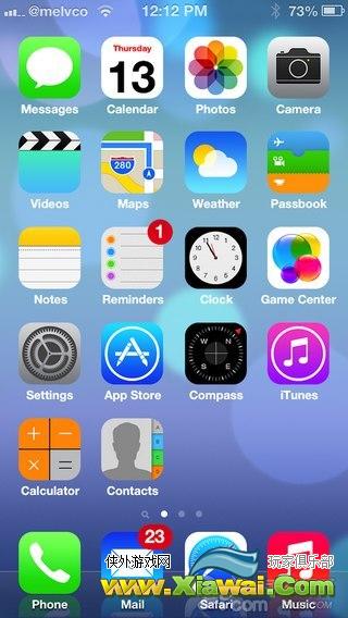 iOS 7 Dock Theme：模仿iOS7的Dock栏