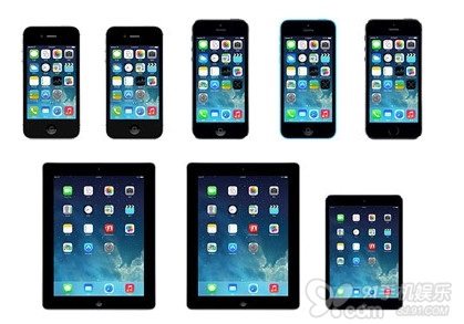 iOS7各机型功能特性差别分类汇总