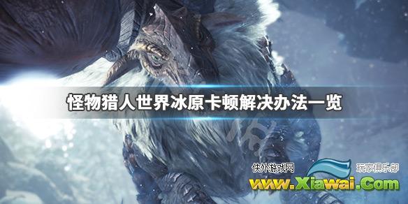 《怪物猎人世界冰原》卡顿怎么解决 卡顿解决办法一览