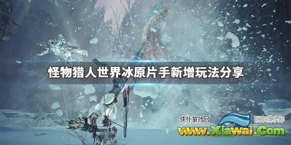 《怪物猎人世界冰原》片手新增了什么 片手新增玩法分享