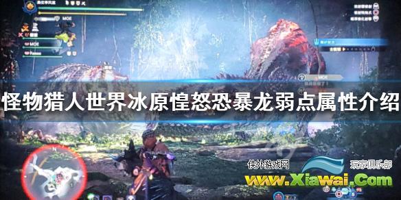 《怪物猎人世界冰原》惶怒恐暴龙弱什么 惶怒恐暴龙弱点属性介绍