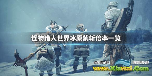 《怪物猎人世界冰原》紫斩攻击力加多少 紫斩倍率一览