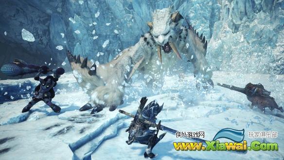 《怪物猎人世界冰原》龙结晶之地全兽人族宝物收集视频